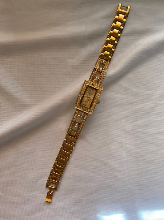 Cote d Azur Gold Quartz Watch