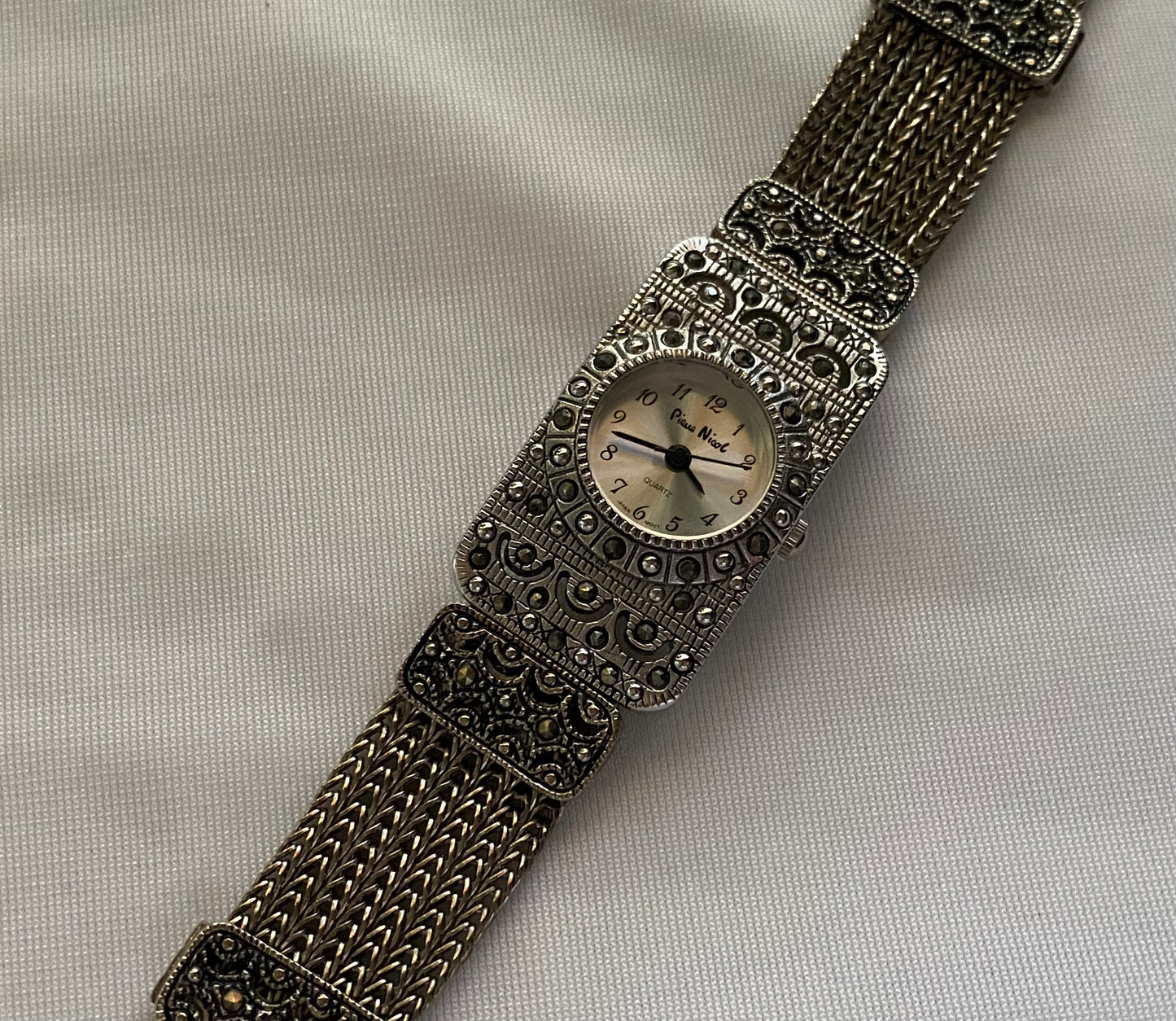 Marcasite Chain Watch